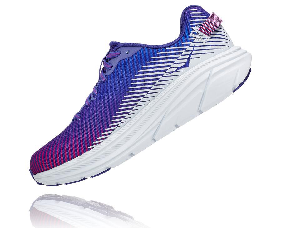 Running Shoes Womens - Hoka One One Rincon 2 - Blue/White - TISLXCP-70